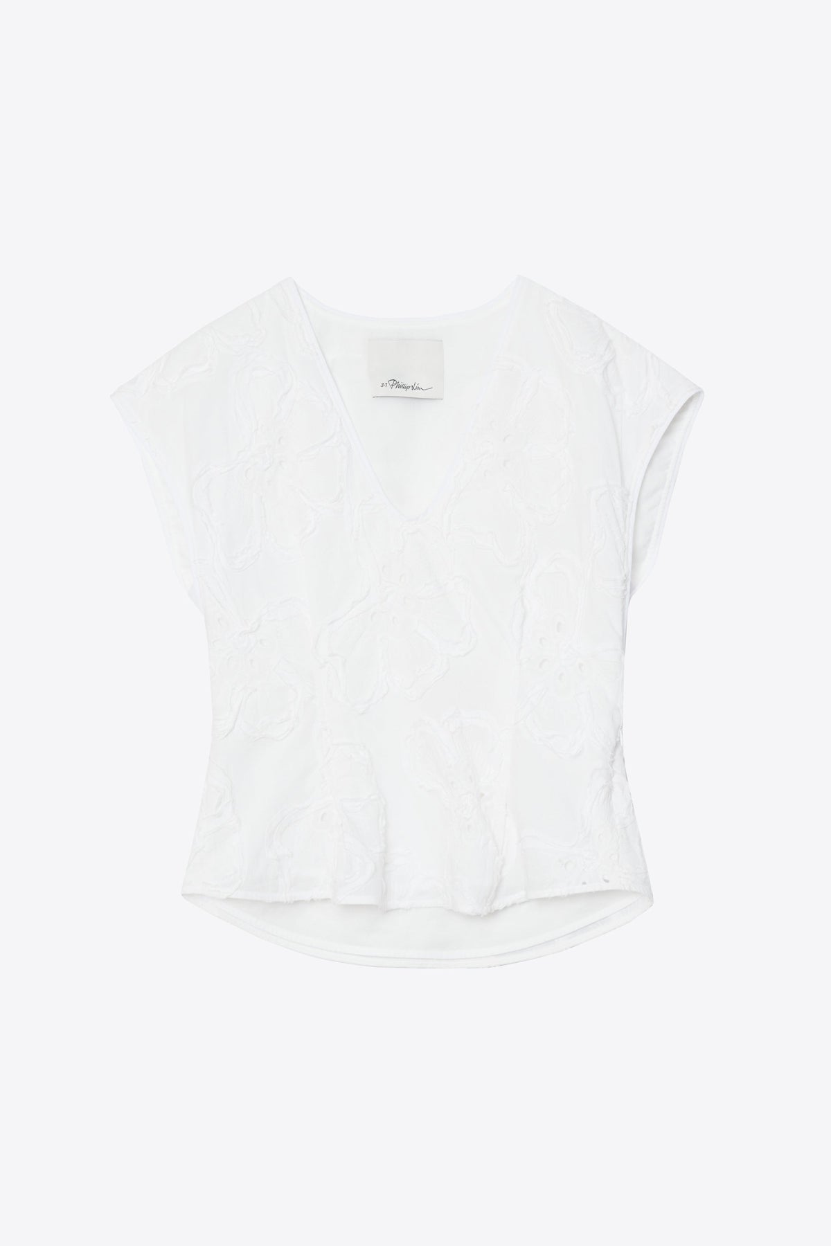 Embroidered Cap Sleeve Top - 3.1 Phillip Lim Best Seller
