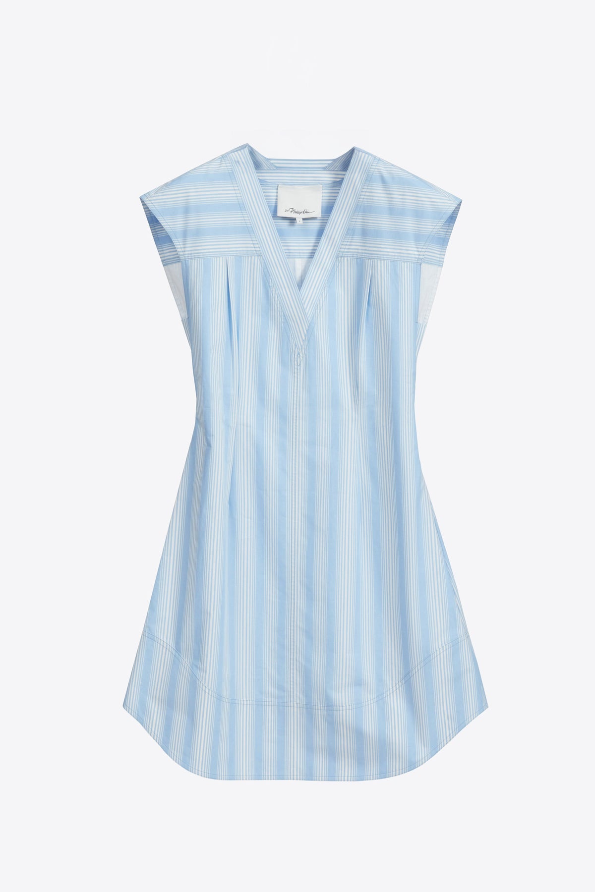 Striped Cap Sleeve Knee-Length Dress - 3.1 Phillip Lim Smart Buy