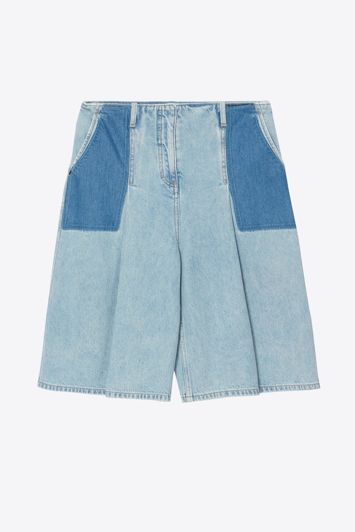 Ghost Patch Lightweight Denim Bermuda Shorts - 3.1 Phillip Lim Popular