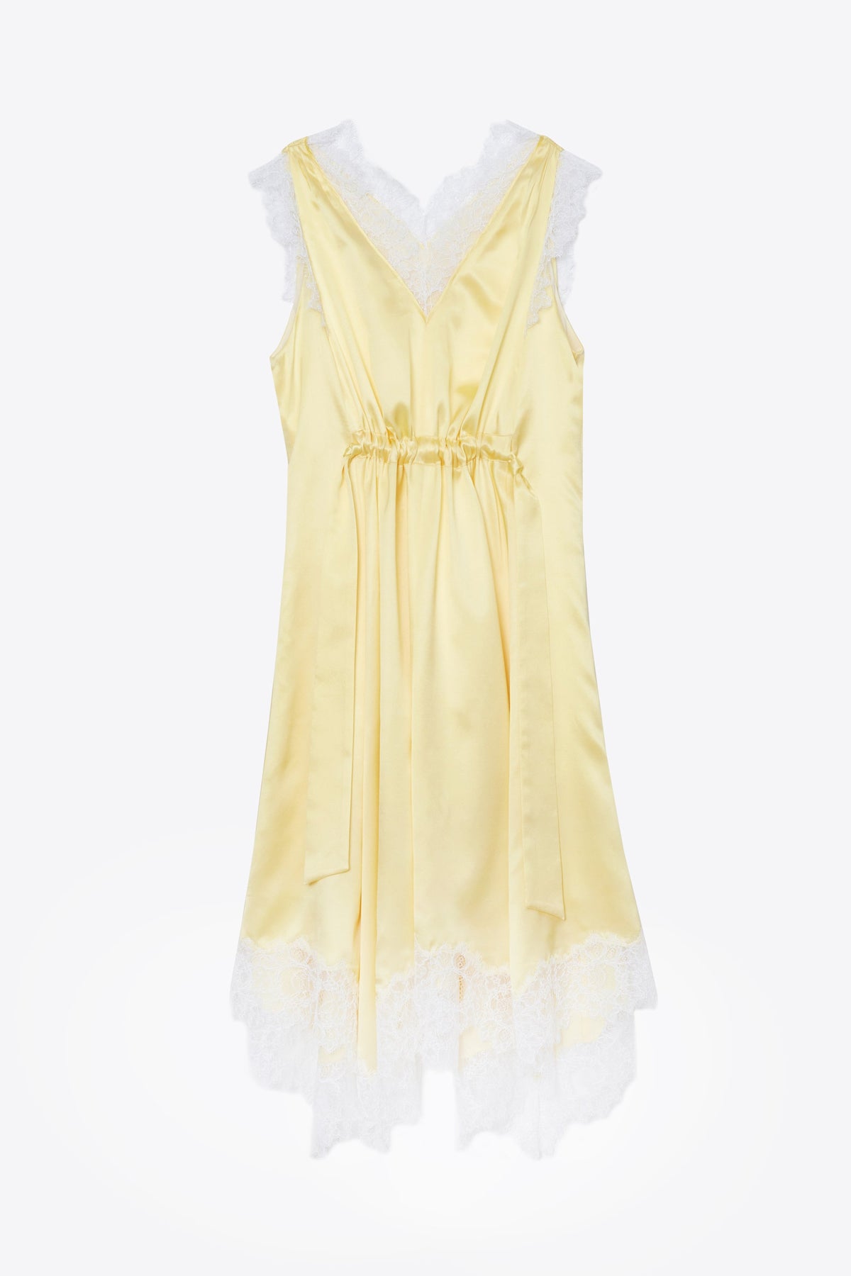 V-Neck Midi Dress with Lace Trim - 3.1 Phillip Lim Hot Sale