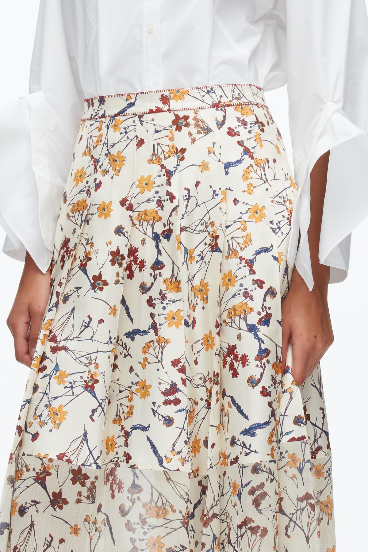 Bliss Floral Pleated Skirt - 3.1 Phillip Lim Everyday
