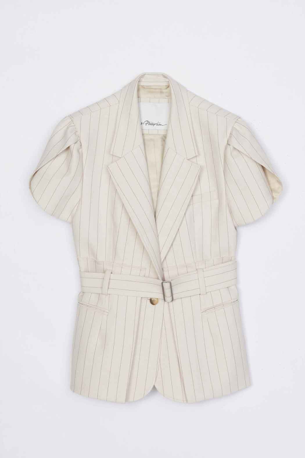 Pinstripe Tulip Sleeve Blazer - 3.1 Phillip Lim Popular