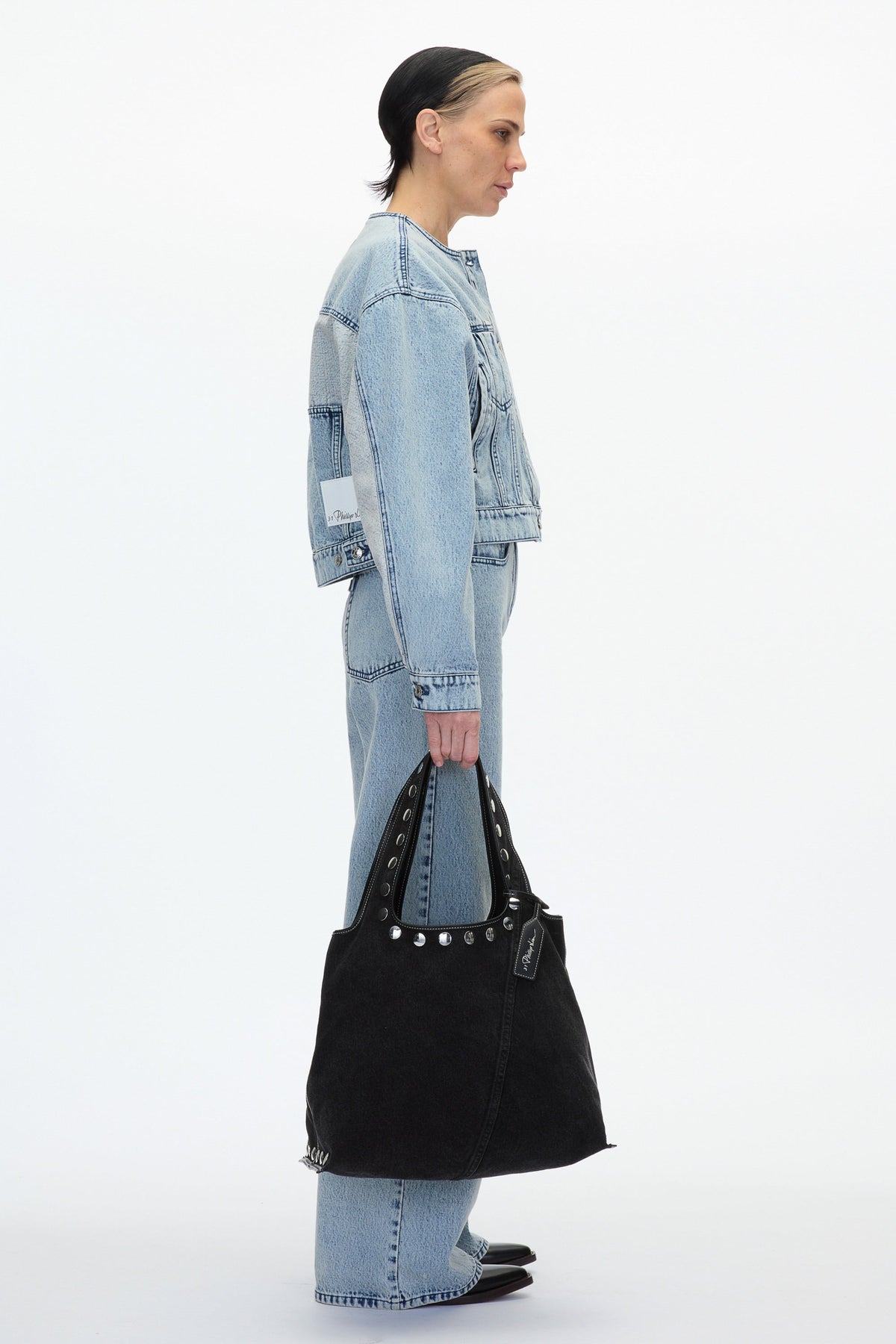 Denim Market Tote with Studs - 3.1 Phillip Lim Trusted