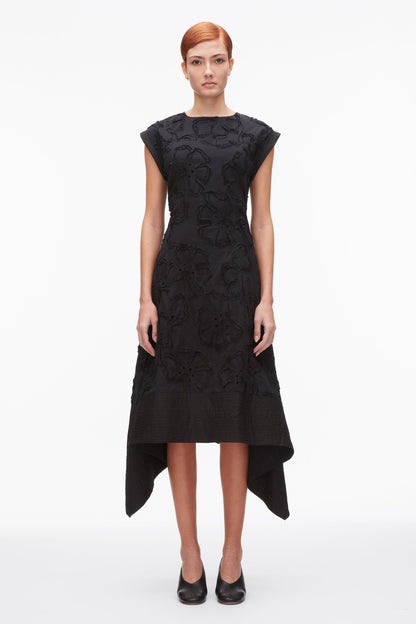 Embroidered Belted Midi Dress with Handkerchief Hem - 3.1 Phillip Lim Top Pick