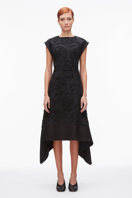 Embroidered Belted Midi Dress with Handkerchief Hem - 3.1 Phillip Lim Top Pick