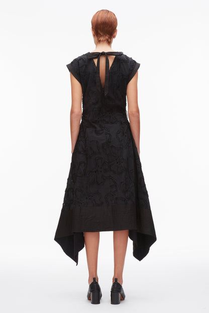 Embroidered Belted Midi Dress with Handkerchief Hem - 3.1 Phillip Lim Top Pick