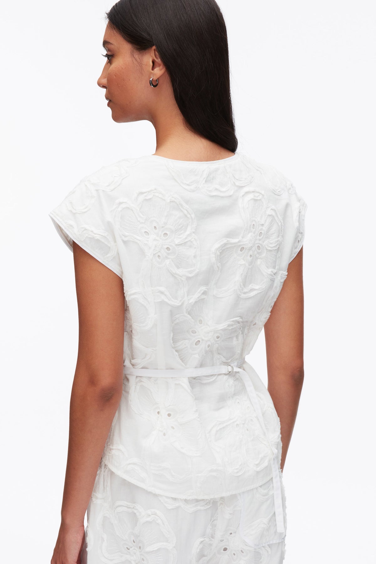 Embroidered Cap Sleeve Top - 3.1 Phillip Lim Best Seller