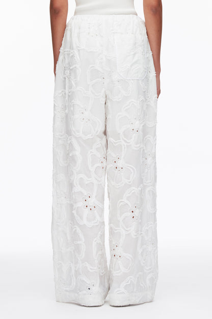Embroidered Straight Leg Pull On Pants - 3.1 Phillip Lim Featured