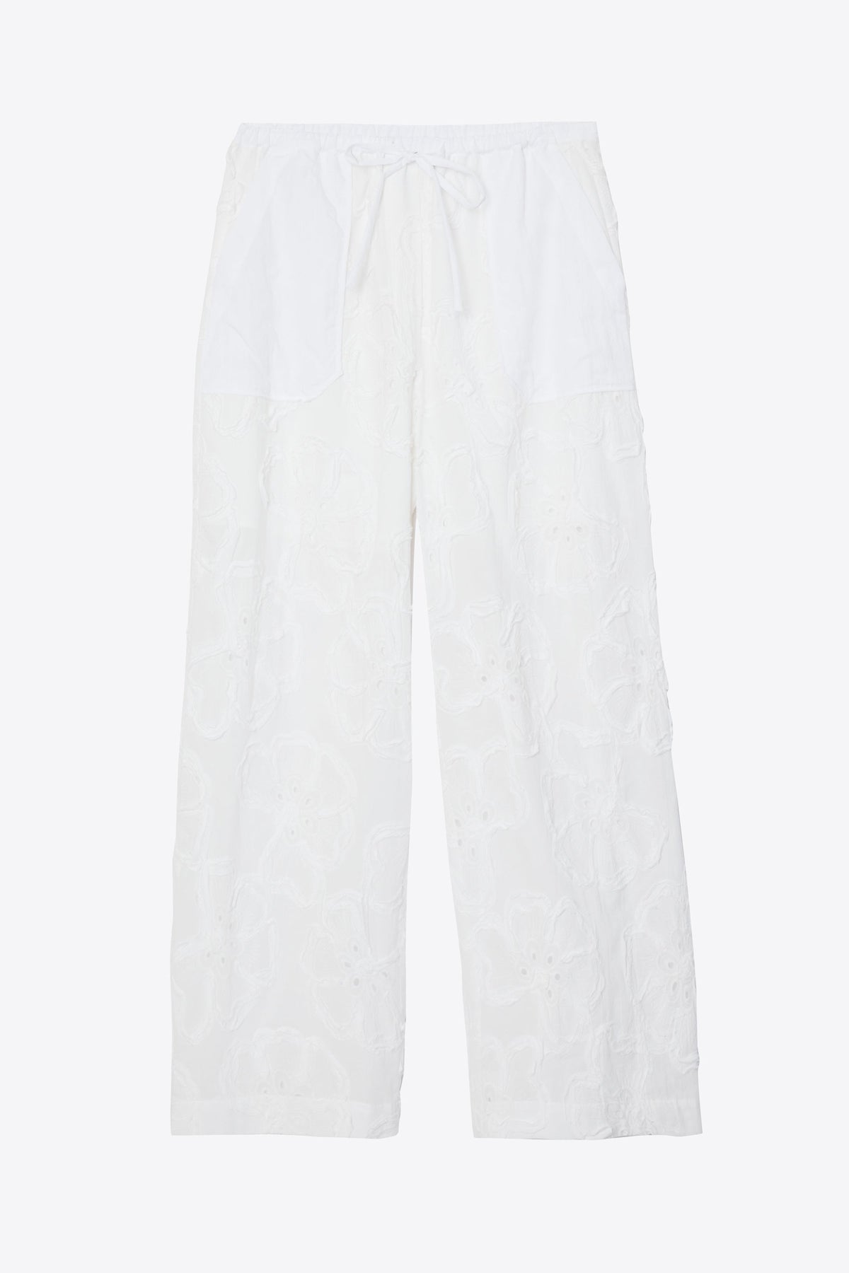 Embroidered Straight Leg Pull On Pants - 3.1 Phillip Lim Featured