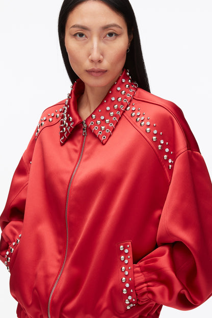 Embellished Structured Satin Jacket - 3.1 Phillip Lim Everyday