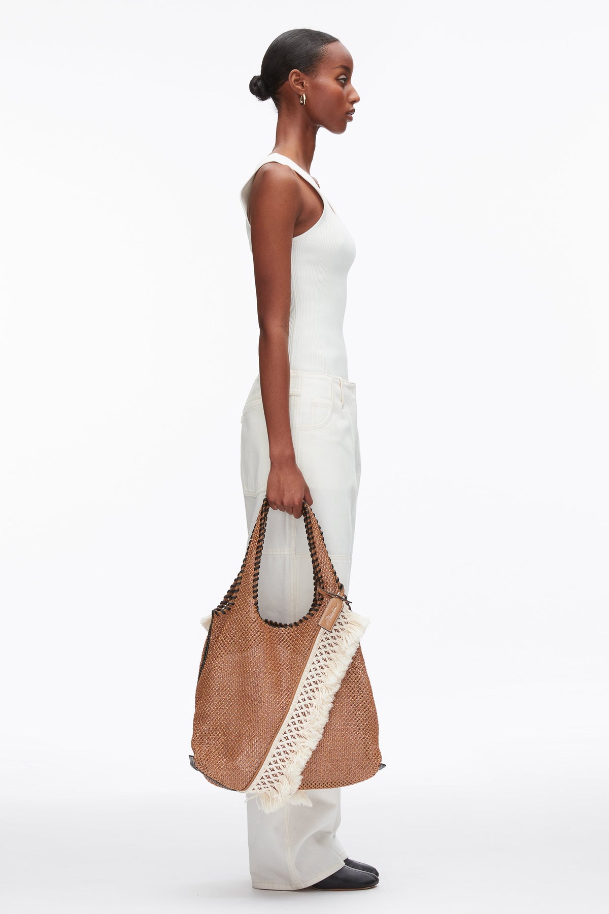 Raffia Fringe Market Tote - 3.1 Phillip Lim Popular