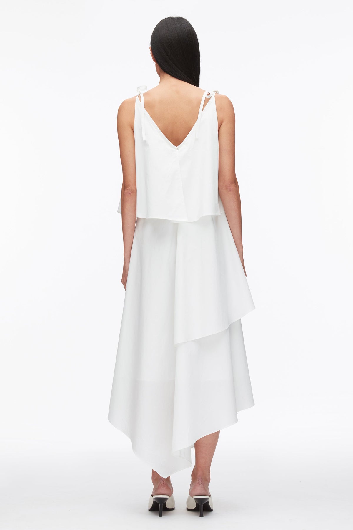Layered Midi Dress with Floral Appliqué - 3.1 Phillip Lim Latest