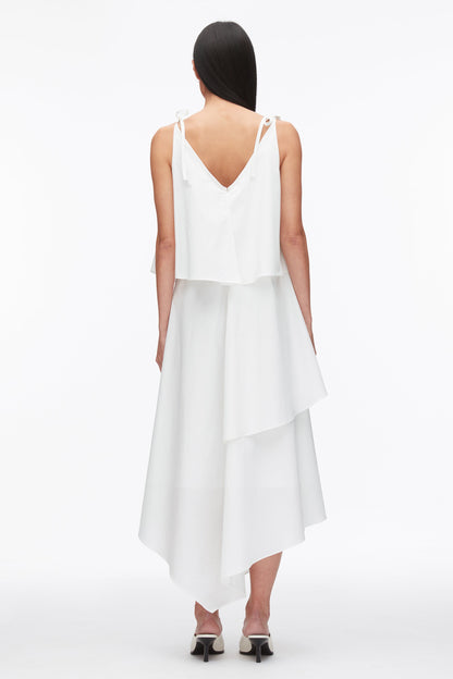Layered Midi Dress with Floral Appliqué - 3.1 Phillip Lim Latest