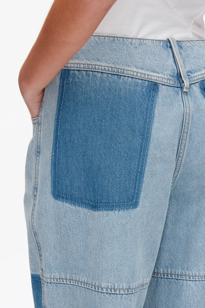 Ghost Patch Straight Leg Denim Pants - 3.1 Phillip Lim Classic