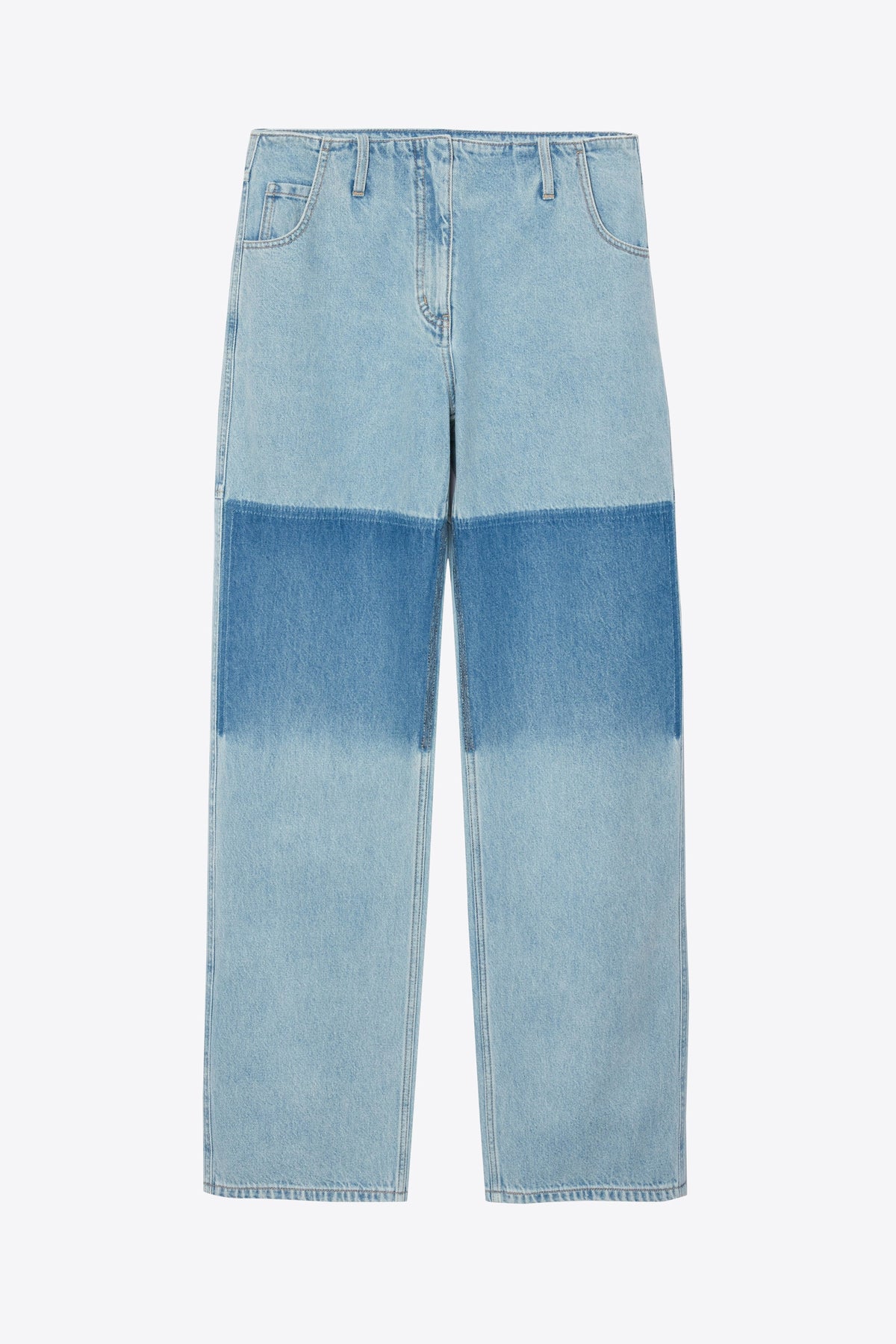 Ghost Patch Straight Leg Denim Pants - 3.1 Phillip Lim Classic