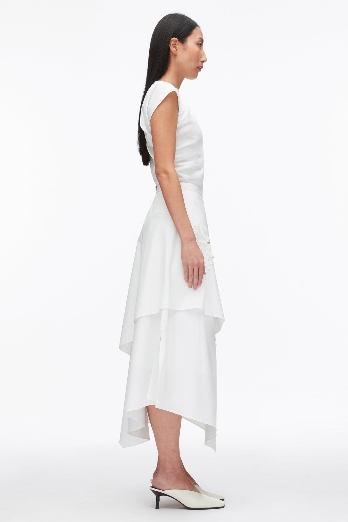 Layered Skirt with Floral Appliqué - 3.1 Phillip Lim Great Value