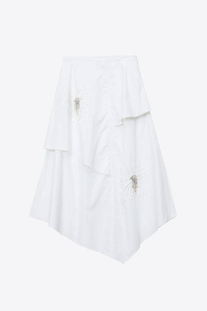 Layered Skirt with Floral Appliqué - 3.1 Phillip Lim Great Value