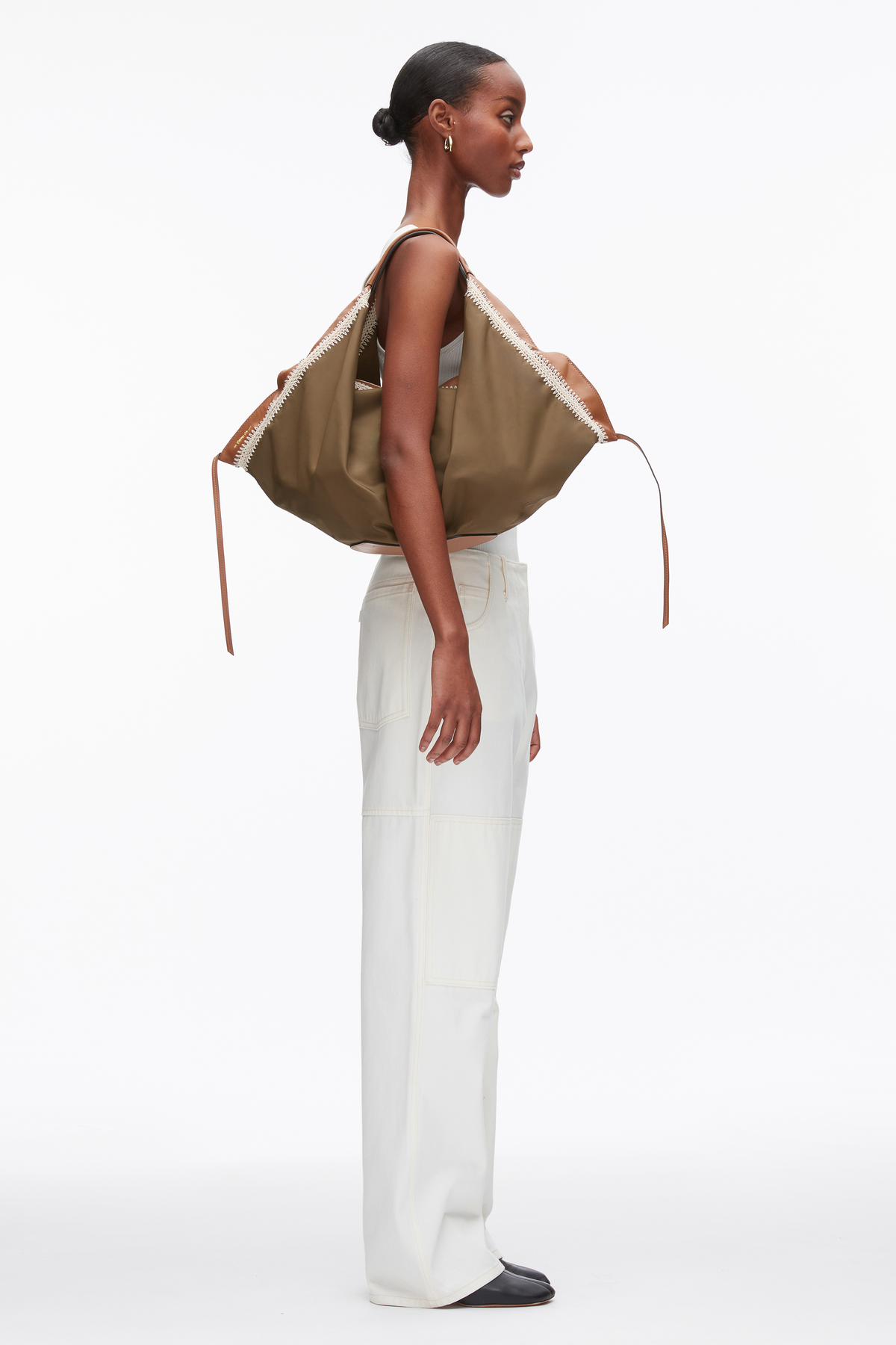 Nylon Luna Large Bag with Contrast Stitch - 3.1 Phillip Lim Latest