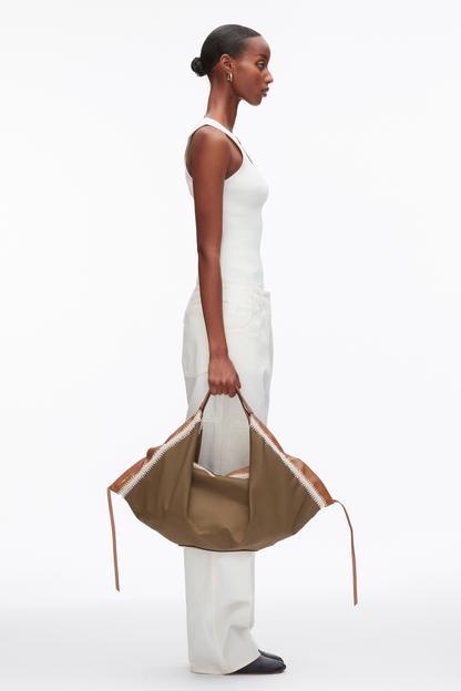 Nylon Luna Large Bag with Contrast Stitch - 3.1 Phillip Lim Latest