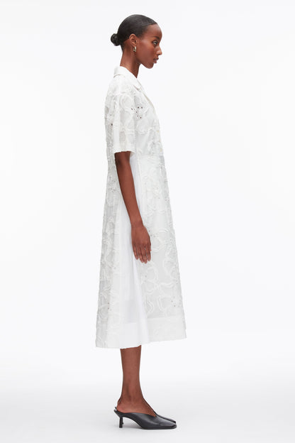 Embroidered Midi Shirt Dress - 3.1 Phillip Lim Smart Buy