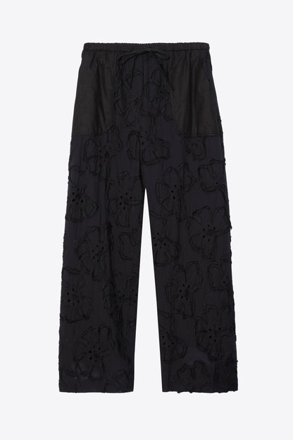 Embroidered Straight Leg Pull On Pants - 3.1 Phillip Lim Quality