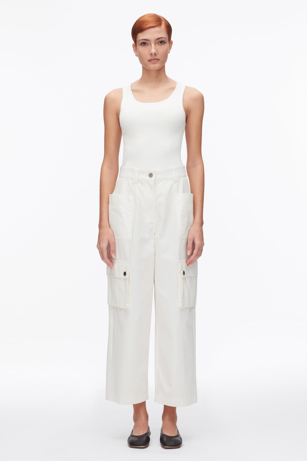 Two-Toned Cropped Cargo Pants - 3.1 Phillip Lim Smart Buy