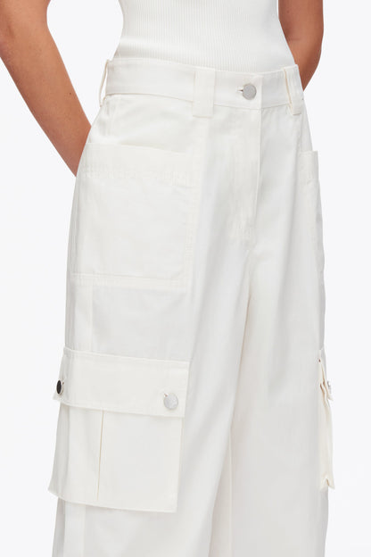 Two-Toned Cropped Cargo Pants - 3.1 Phillip Lim Smart Buy