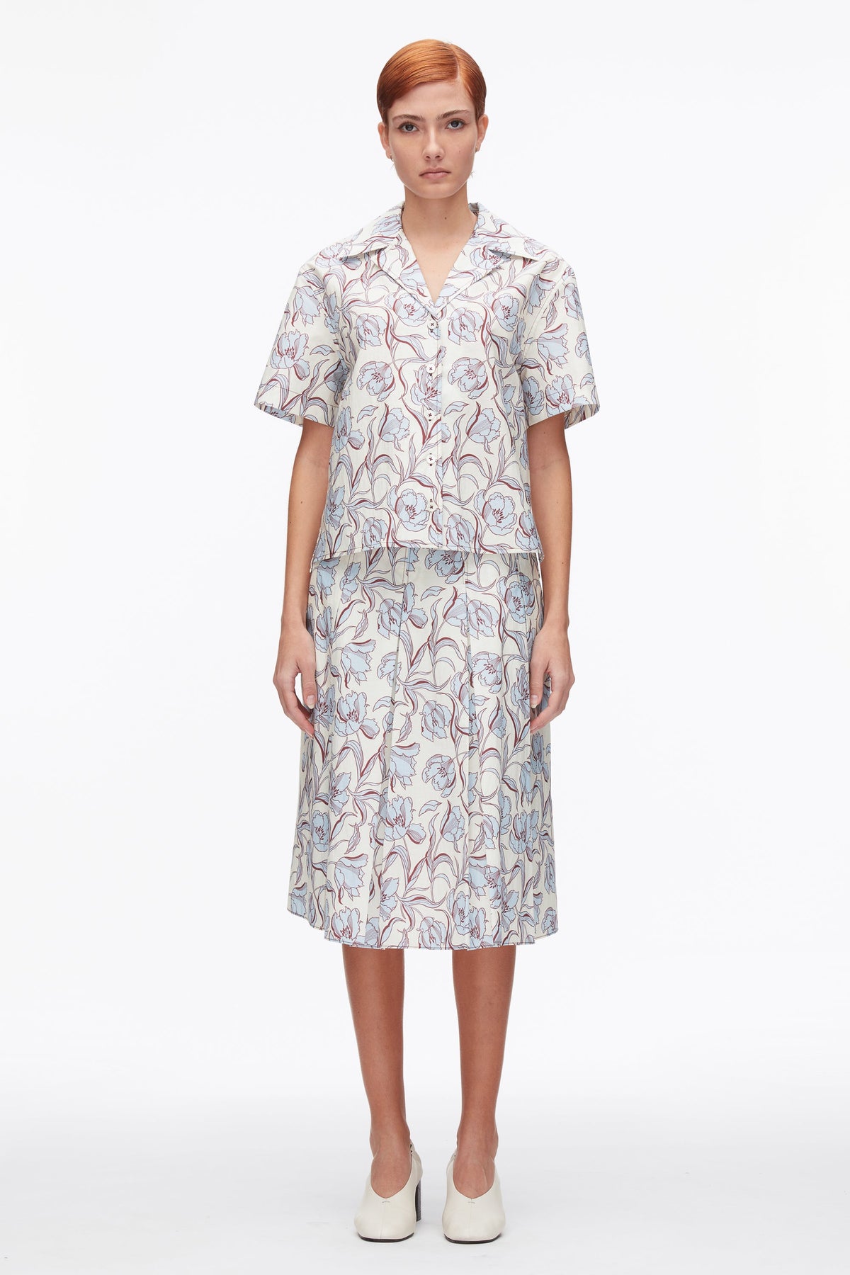 Floral Printed Camp Shirt - 3.1 Phillip Lim New