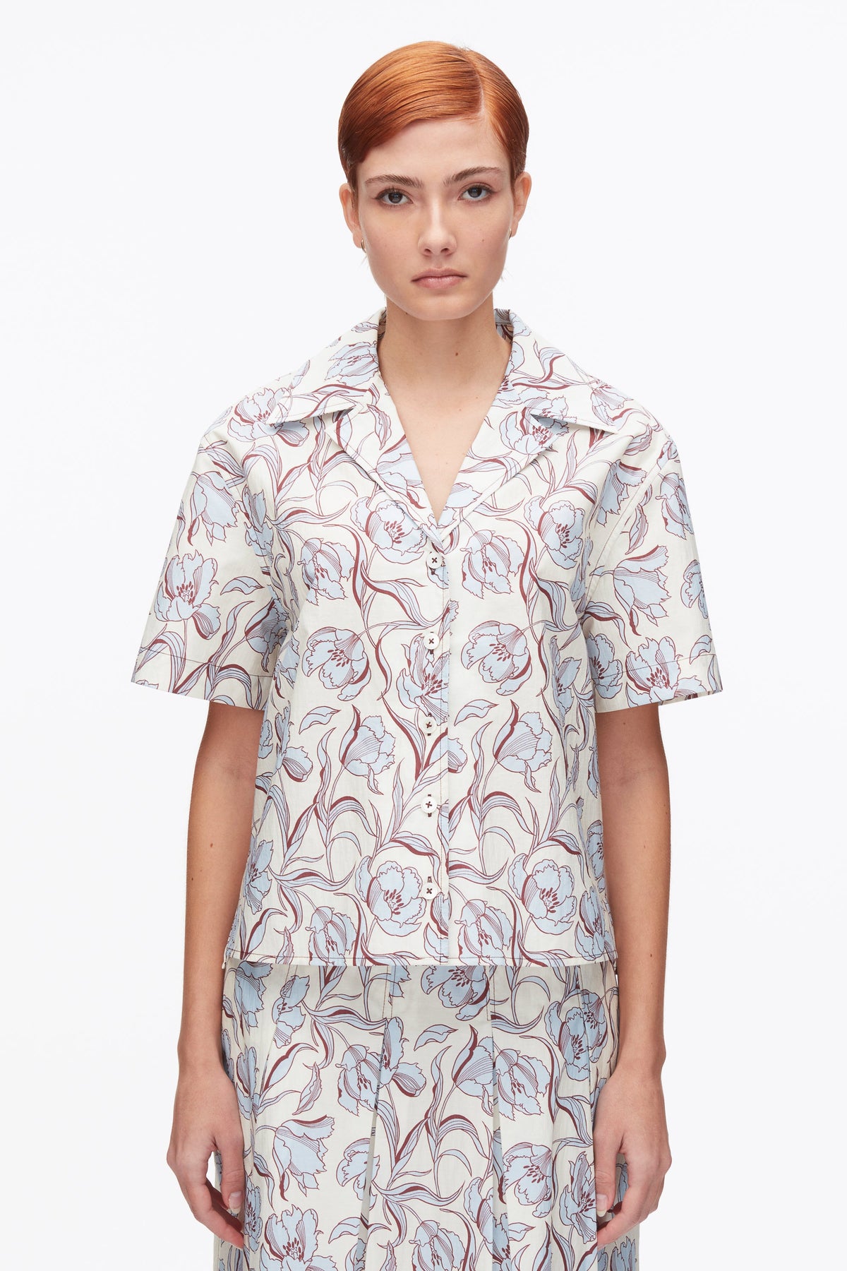 Floral Printed Camp Shirt - 3.1 Phillip Lim New