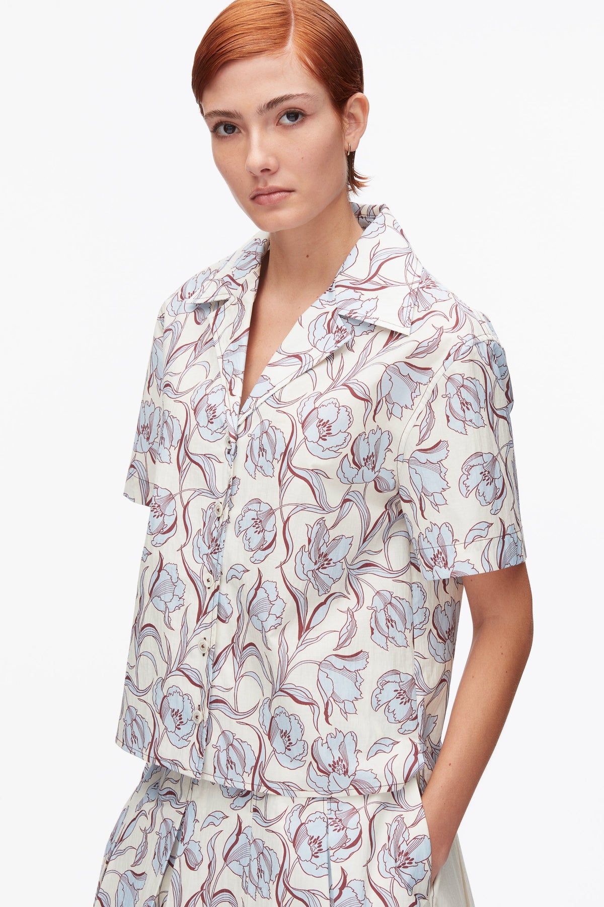 Floral Printed Camp Shirt - 3.1 Phillip Lim New