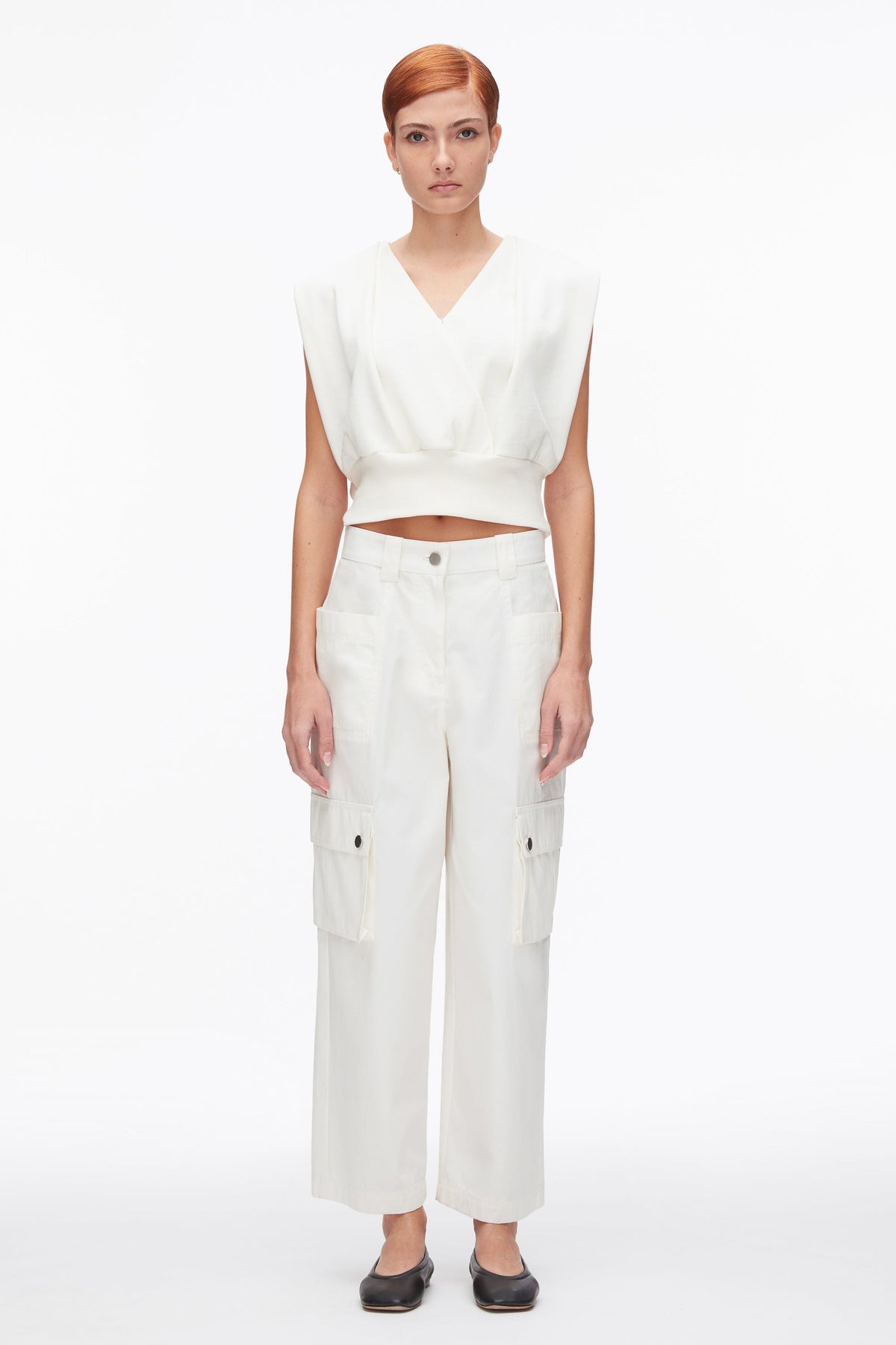 Draped Sleeveless French Terry Top - 3.1 Phillip Lim Quality