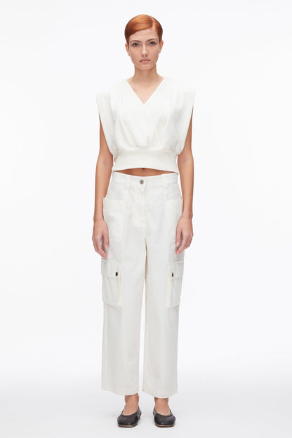 Draped Sleeveless French Terry Top - 3.1 Phillip Lim Quality