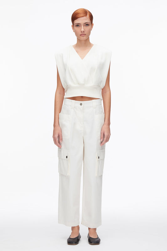 Draped Sleeveless French Terry Top - 3.1 Phillip Lim Quality