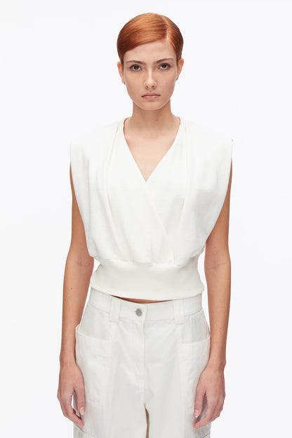 Draped Sleeveless French Terry Top - 3.1 Phillip Lim Quality