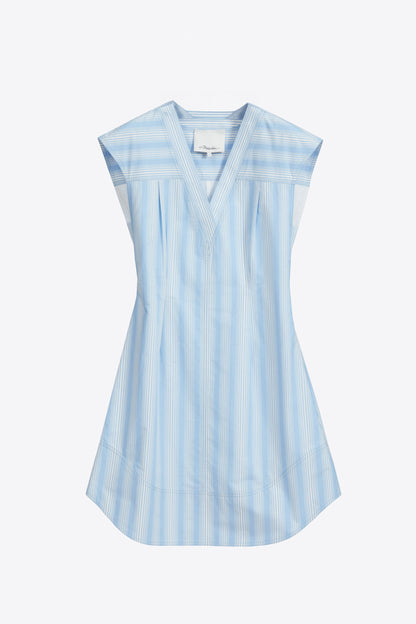 Striped Cap Sleeve Knee-Length Dress - 3.1 Phillip Lim Smart Buy