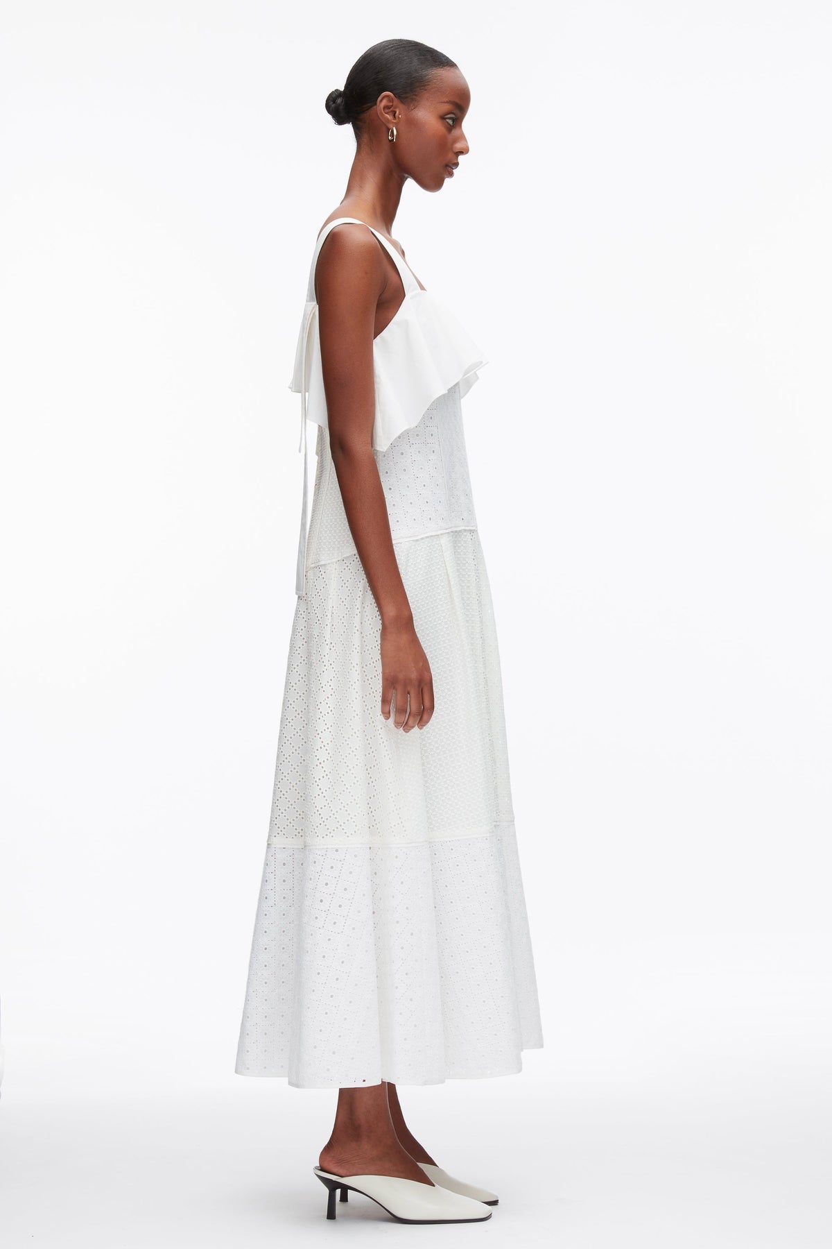 Broderie Anglaise Patchwork Cascade Midi Dress - 3.1 Phillip Lim Deals