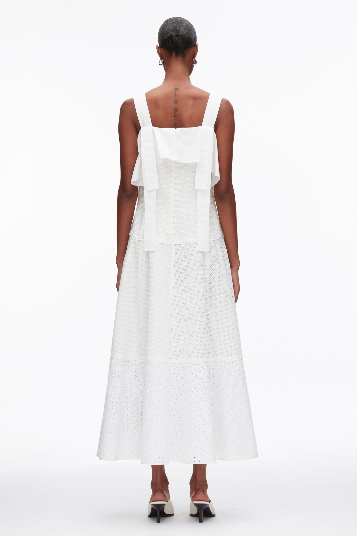 Broderie Anglaise Patchwork Cascade Midi Dress - 3.1 Phillip Lim Deals