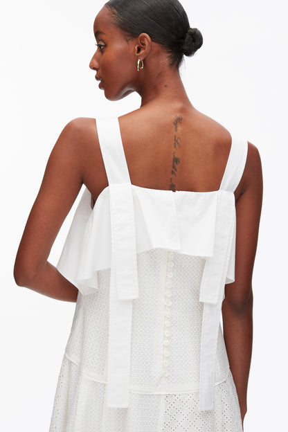 Broderie Anglaise Patchwork Cascade Midi Dress - 3.1 Phillip Lim Deals