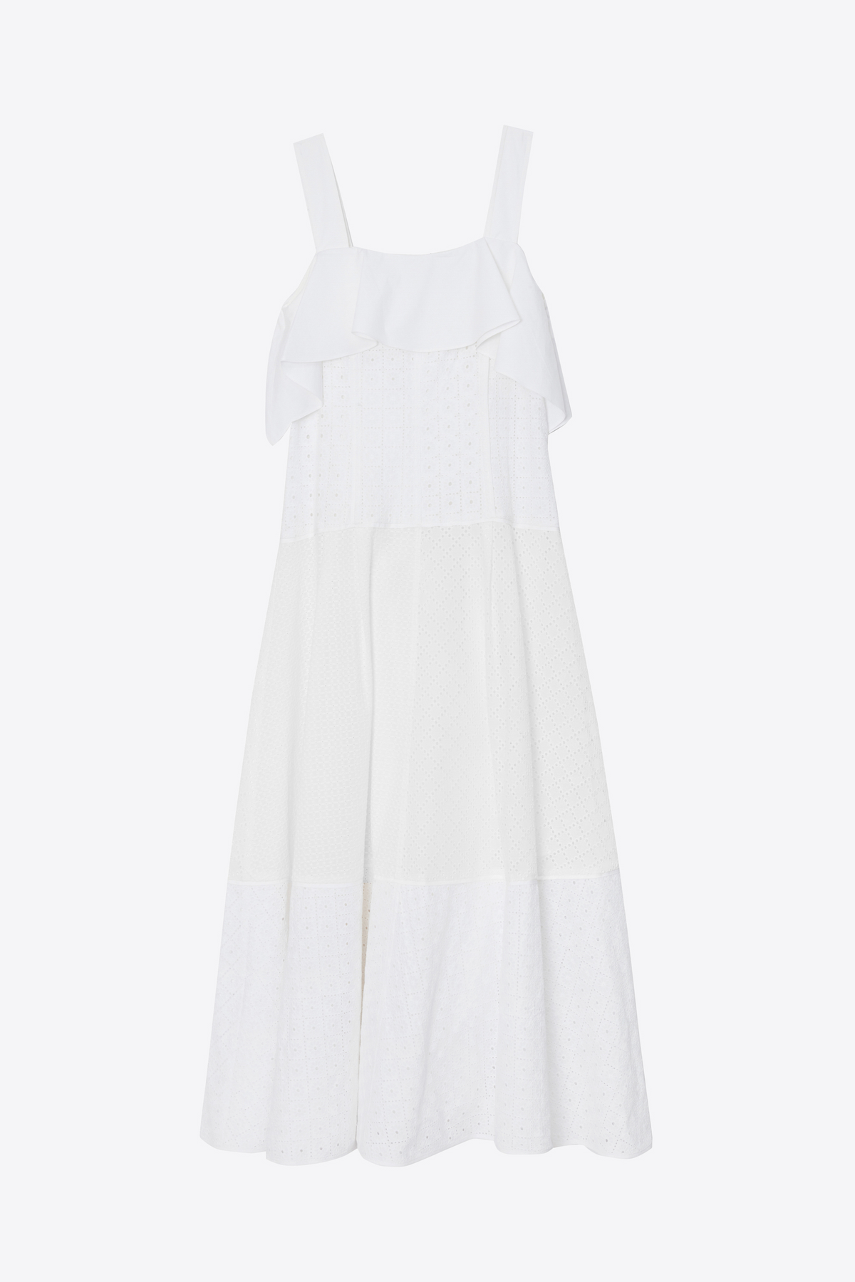 Broderie Anglaise Patchwork Cascade Midi Dress - 3.1 Phillip Lim Deals