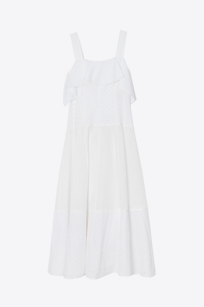 Broderie Anglaise Patchwork Cascade Midi Dress - 3.1 Phillip Lim Deals