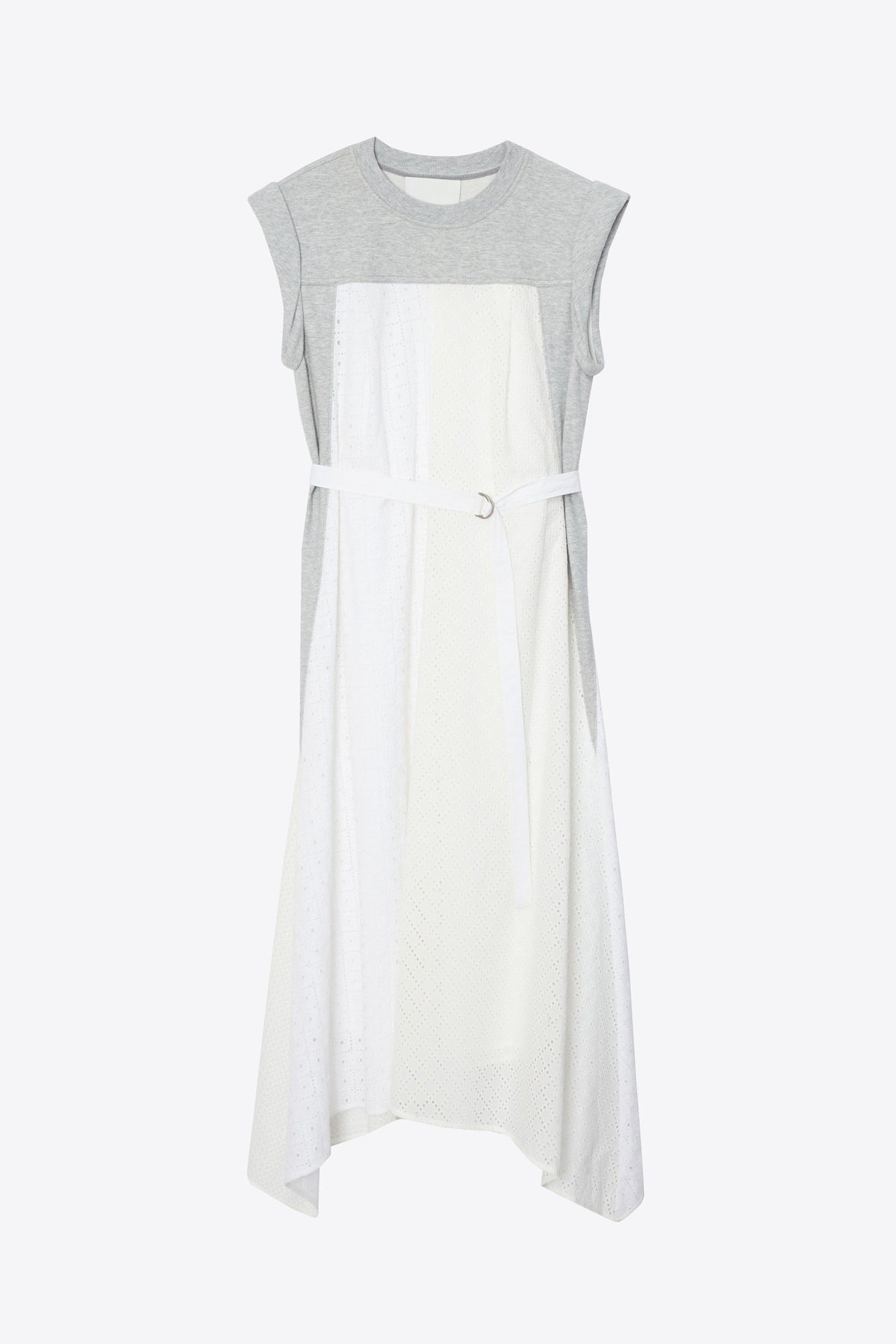 Sleeveless French Terry Dress with Broderie Anglaise - 3.1 Phillip Lim Value