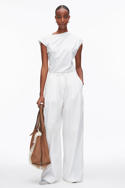 Structured Cotton Pull On Straight Leg Pants - 3.1 Phillip Lim Hot Sale