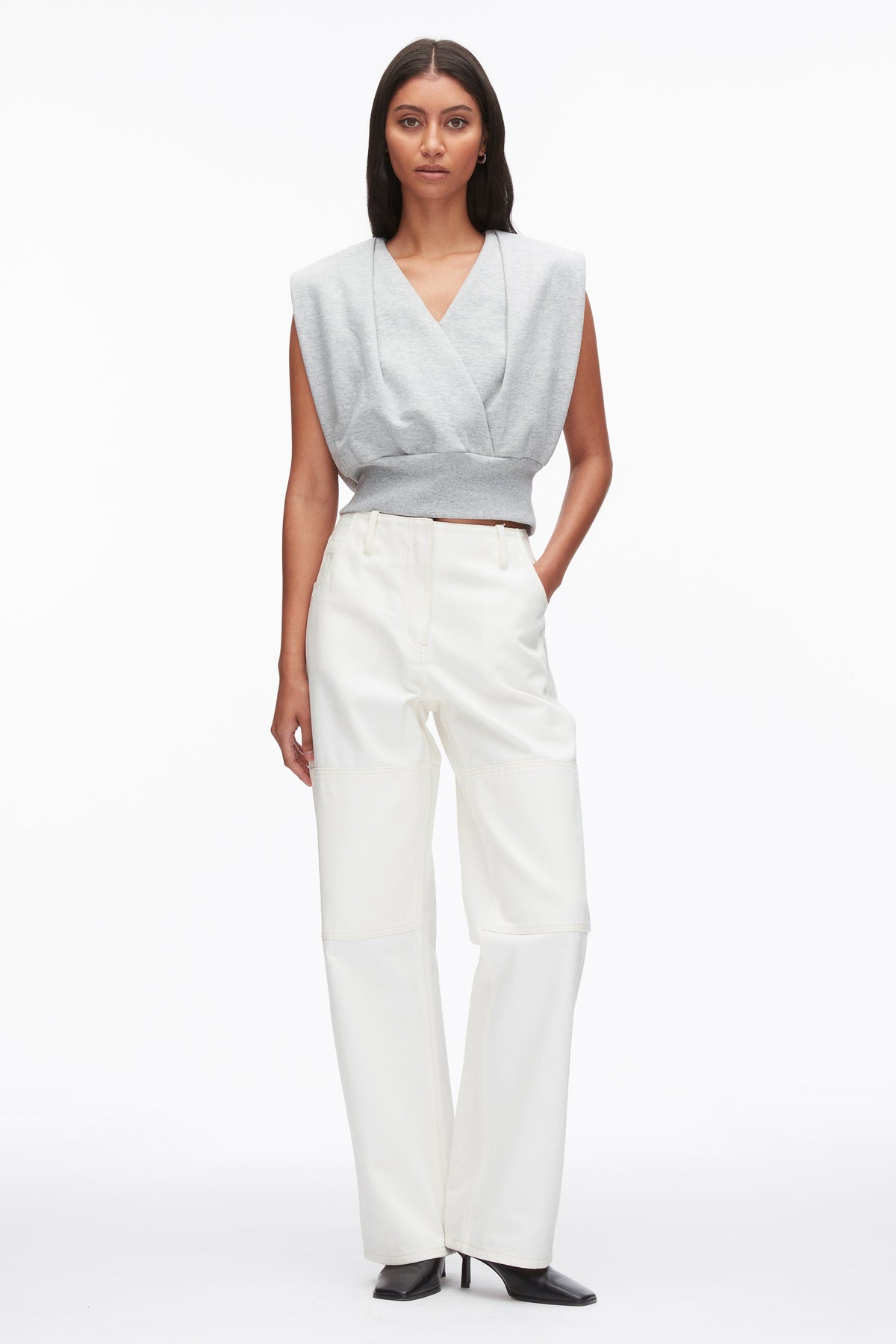 Draped Sleeveless French Terry Top - 3.1 Phillip Lim Latest