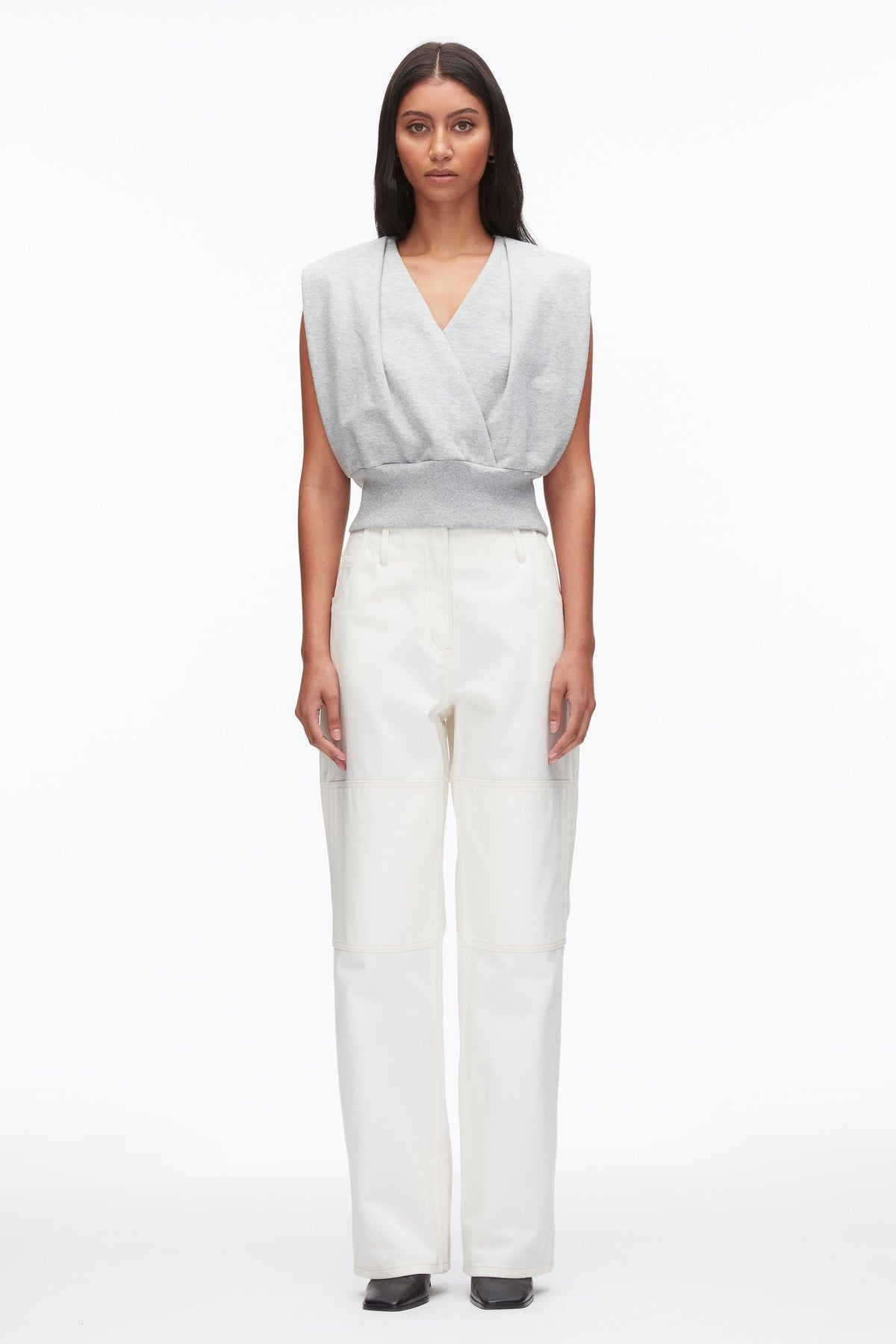 Draped Sleeveless French Terry Top - 3.1 Phillip Lim Latest