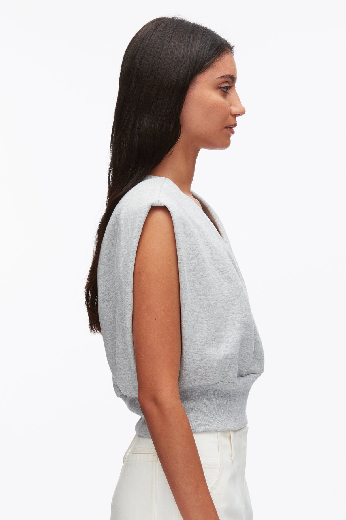 Draped Sleeveless French Terry Top - 3.1 Phillip Lim Latest
