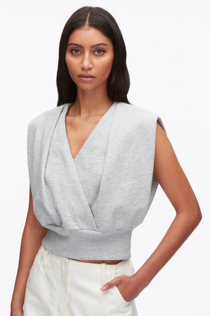 Draped Sleeveless French Terry Top - 3.1 Phillip Lim Latest