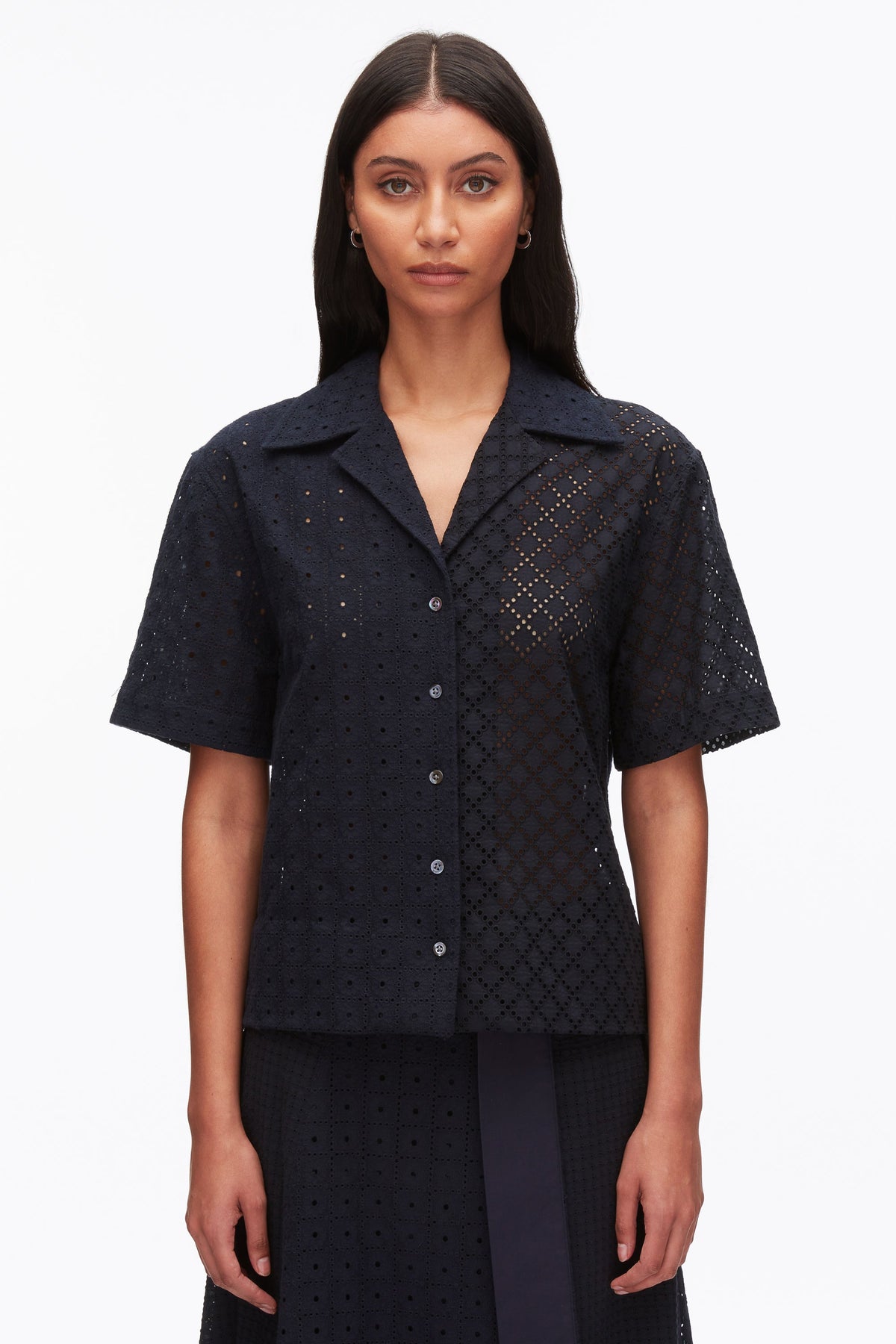 Broderie Anglaise Patchwork Camp Shirt - 3.1 Phillip Lim Value