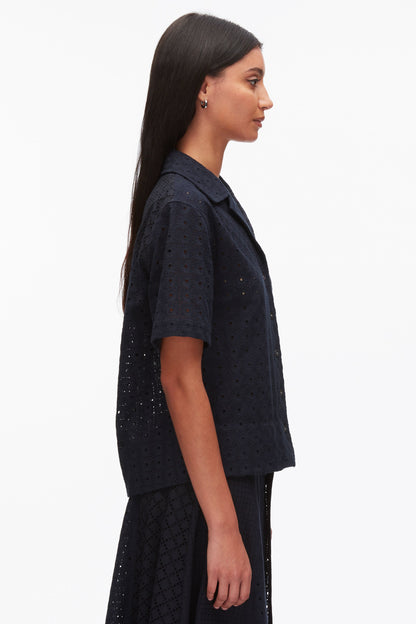 Broderie Anglaise Patchwork Camp Shirt - 3.1 Phillip Lim Value