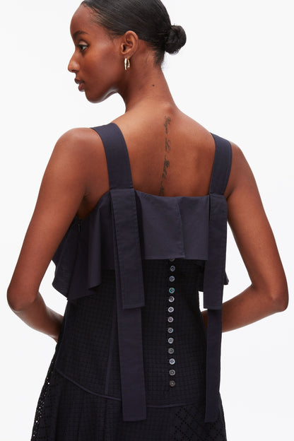 Broderie Anglaise Patchwork Cascade Midi Dress - 3.1 Phillip Lim Great Value