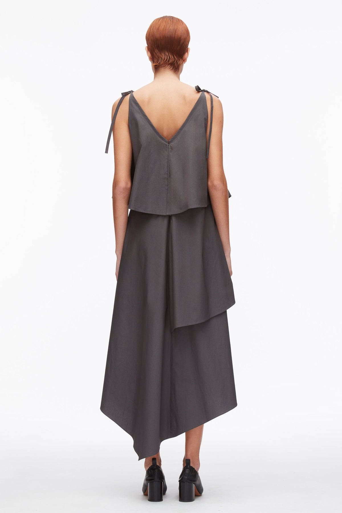 Layered Midi Dress with Floral Appliqué - 3.1 Phillip Lim Exclusive